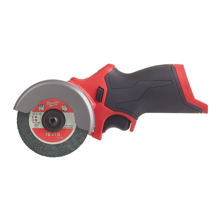 Milwaukee 4933464618 Amoladora subcompacta M12 FCOT-0 Fuel 12V excl. baterías y cargador