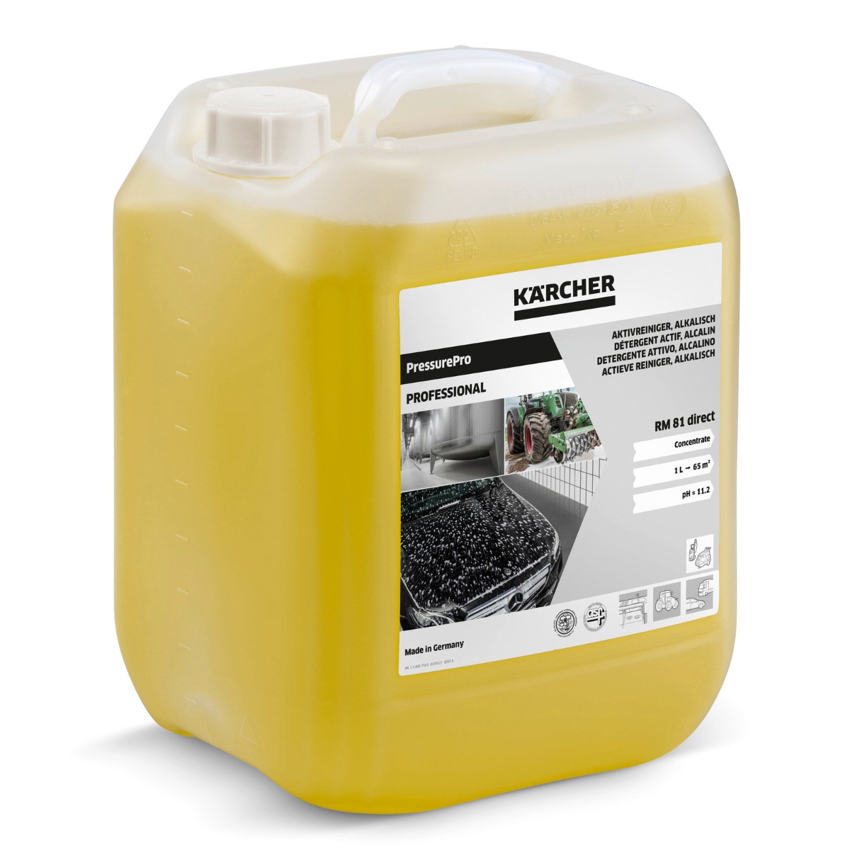 Kärcher Professional 6.296-123.0 PressurePro limpiador activo, alcalino RM 81 direct, 10l