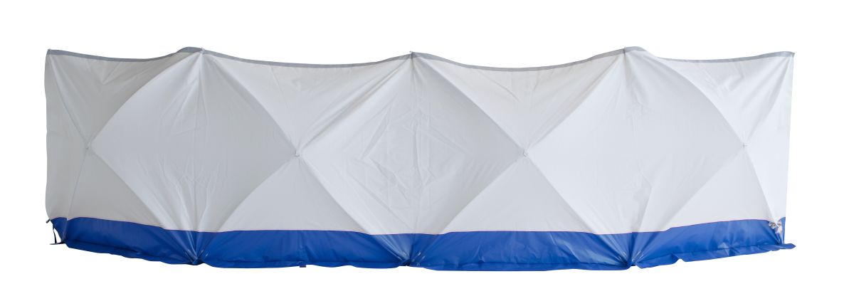 KARSTEN 500952 Pantalla de seguridad Blindaje blanco/azul 7,20 metros