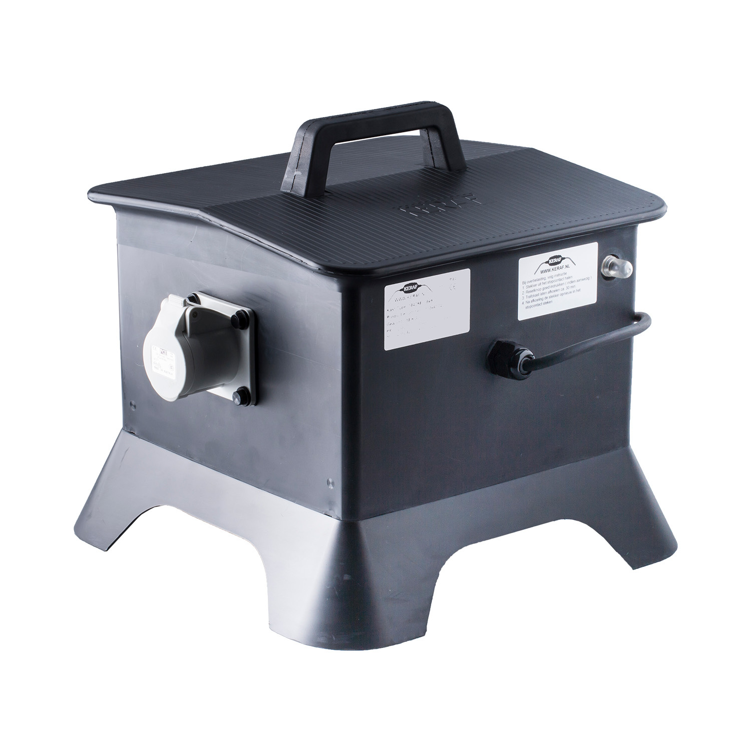 Keraf 104397 Transformador de aislamiento 230V>16/3/230 12h 2200VA