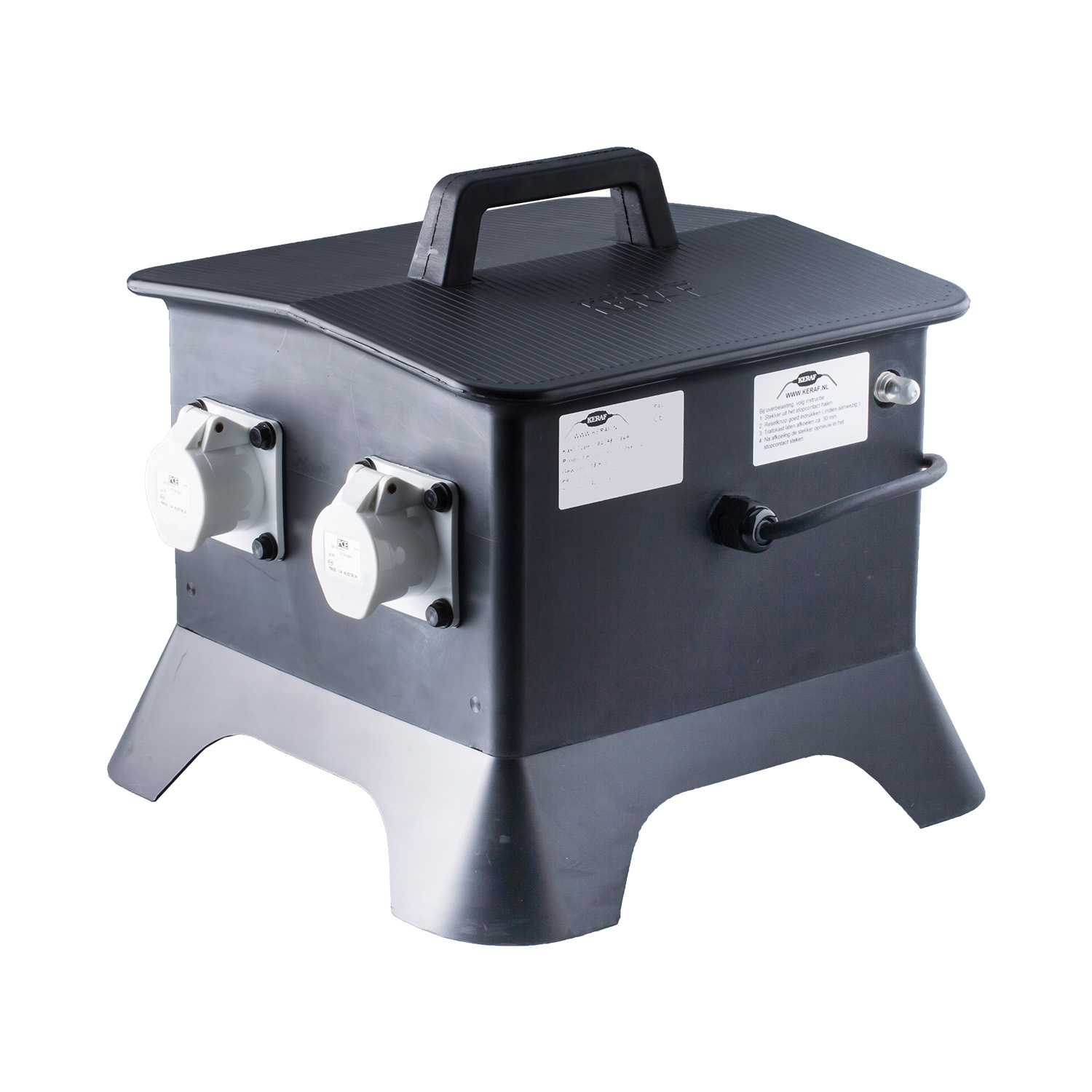 Keraf 104390 Transformador de seguridad 230V>4x16/2/42 12h 1300VA