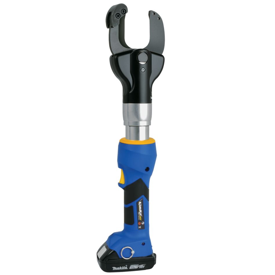 Klauke 900091185 ESM 50 CFM Cortacables hidráulico a batería 50 mm Cu y AL 18 Voltios 1,5 AH Li-ion