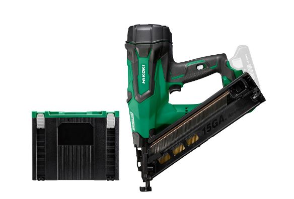 HiKOKI NT1865DBALW2Z Clavadora sin cable calibre 32-65 mm sin baterías ni cargador en maleta HSC IV