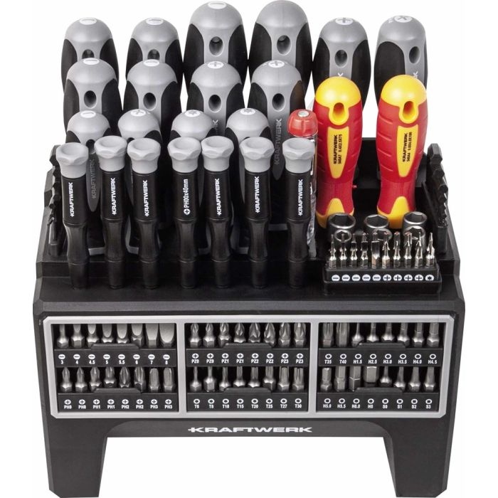 Kraftwerk 305.306.114 Juego de destornilladores 114 piezas