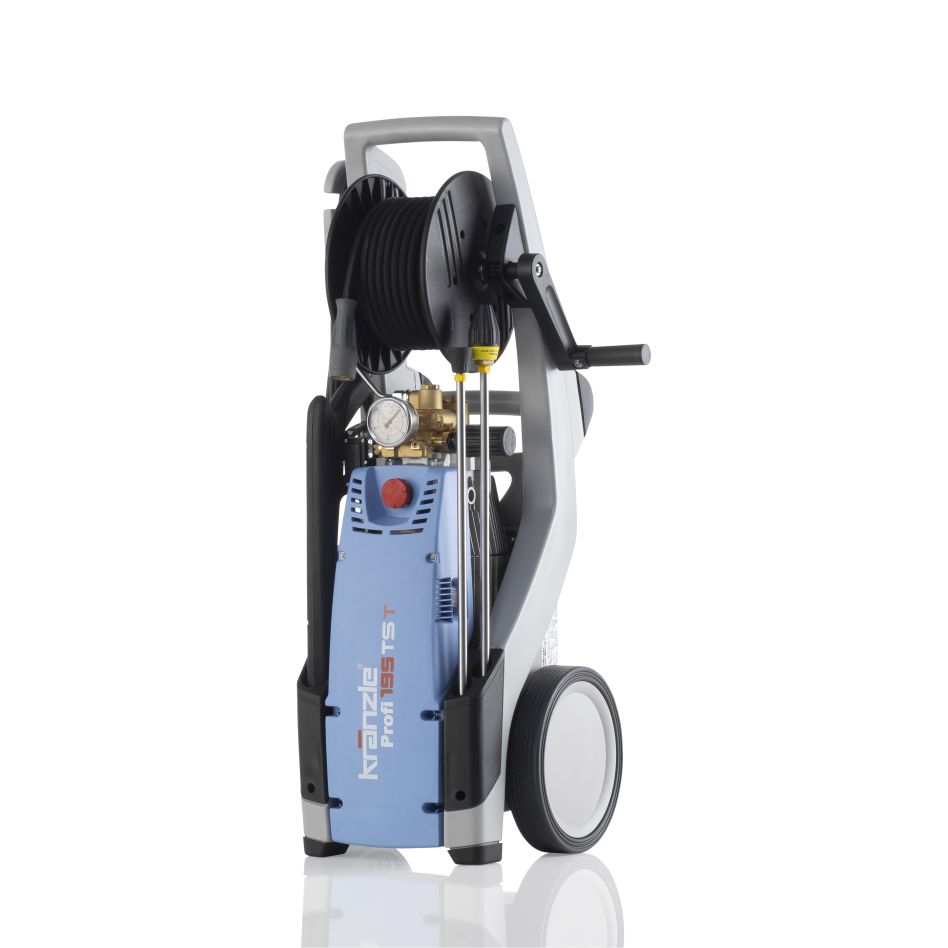 Kränzle 60601.0 Profi 195 TST Limpiadora de alta presión de agua fría + Boquilla de suciedad 230 Volt 170 Bar