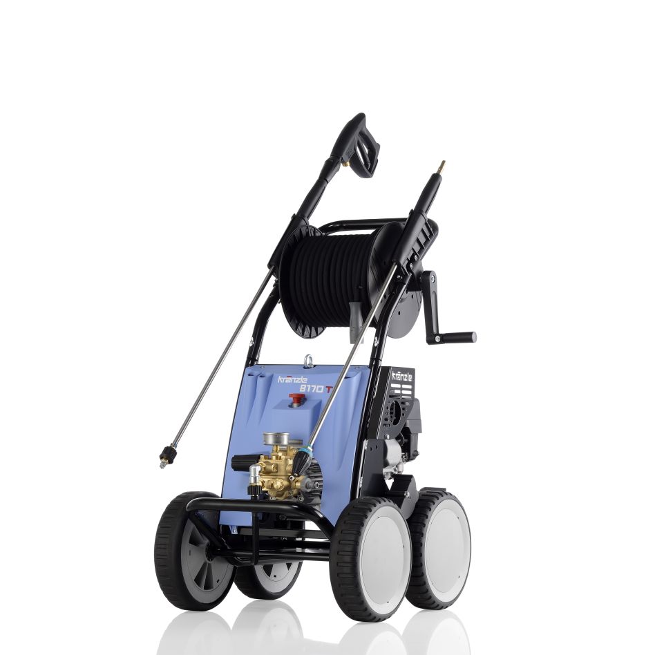 Kränzle 62000.1 B170T Limpiadora de agua fría con motor Honda + Boquilla de suciedad 150 Bar
