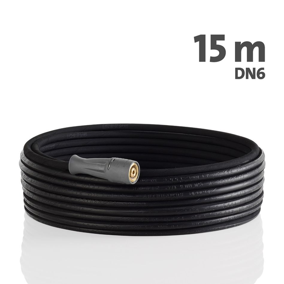 Kränzle Accesorios 48015 Manguera HD negra 15 metros