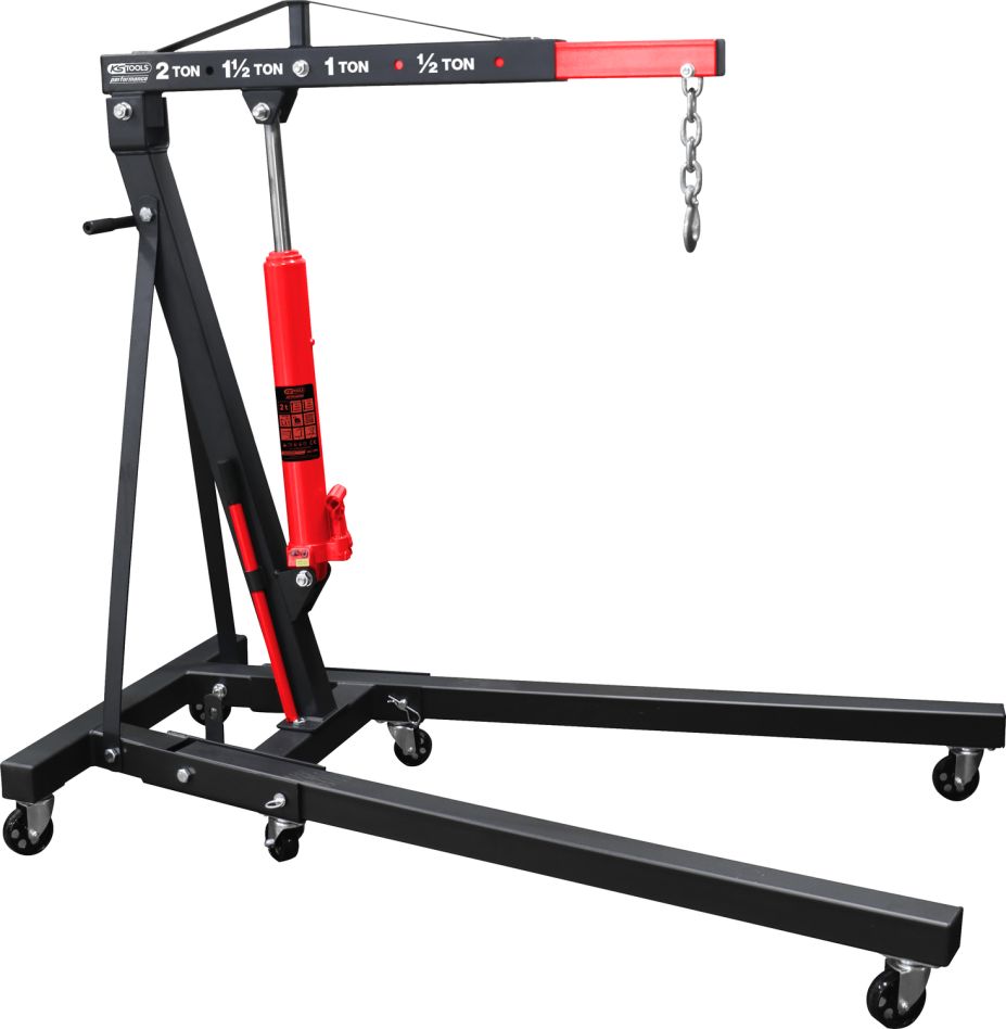 KS Tools 160.1290 prestaciones Gr&uacute;a taller plegable 2000 kg