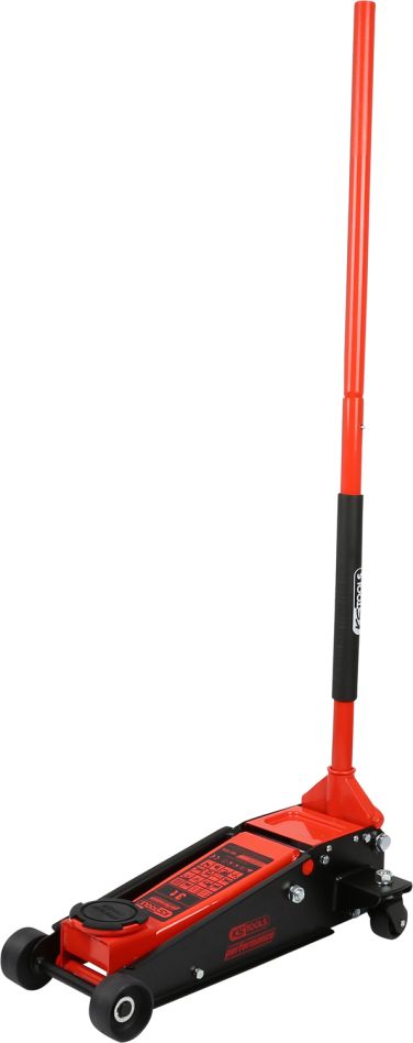 KS Tools 160.1010 gato hidráulico de acero de alto rendimiento 3000 kg altura de elevación: 120 - 456 mm