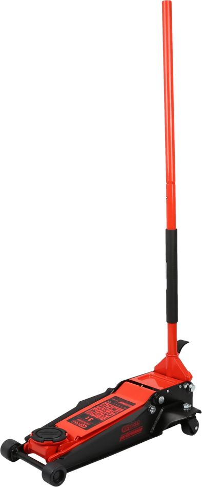 KS Tools 160.1020 gato hidráulico de acero de alto rendimiento 3000 kg altura de elevación plana: 75 - 510 mm