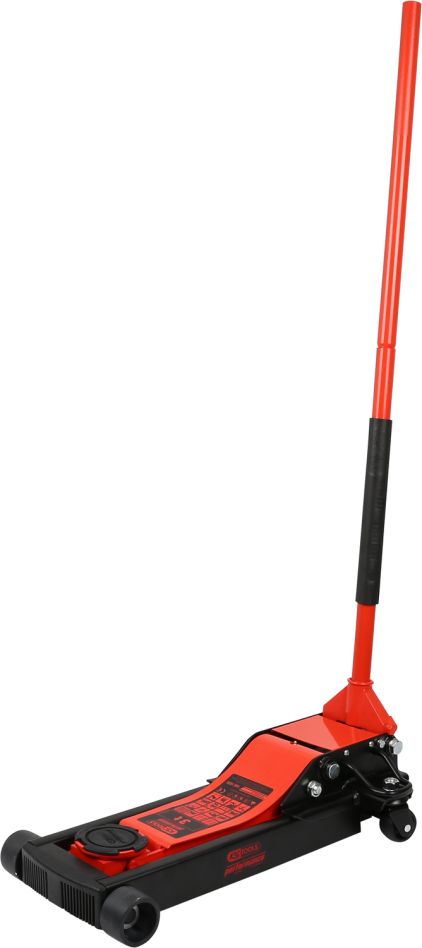 KS Tools 160.1035 gato hidráulico de acero de alto rendimiento 3000 kg altura de elevación plana: 85 - 510 mm