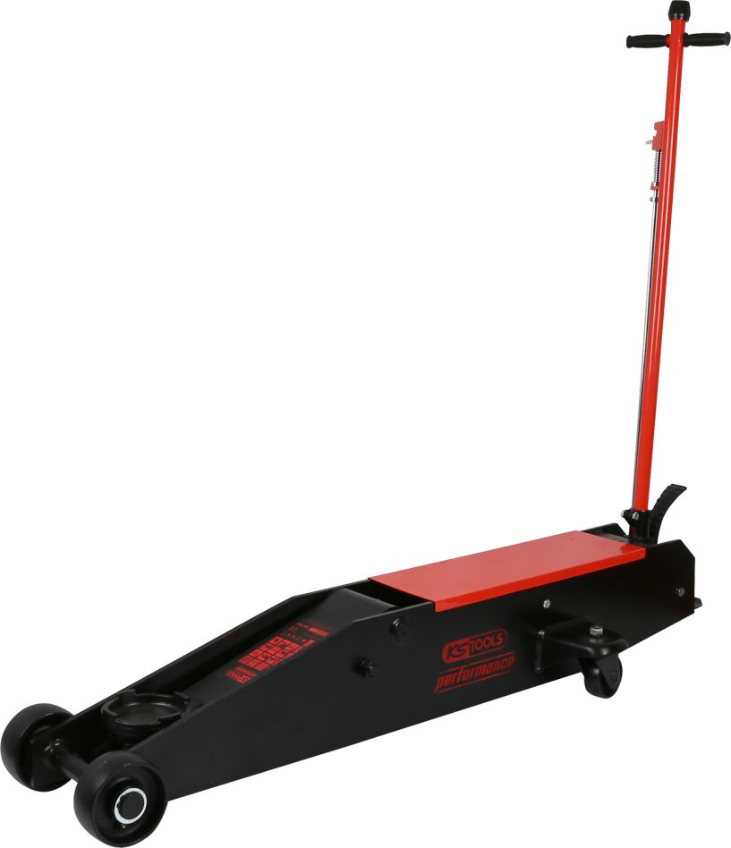 KS Tools 160.1065 gato hidráulico de acero de alto rendimiento 10000 kg, altura de elevación: 160 - 560 mm