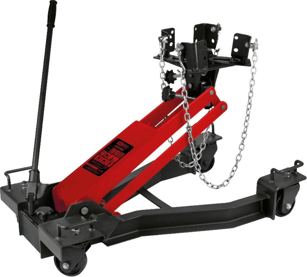 KS Tools 160.1330 rendimiento Gato hidráulico de transmisión con placa de montaje telescópica 1 t