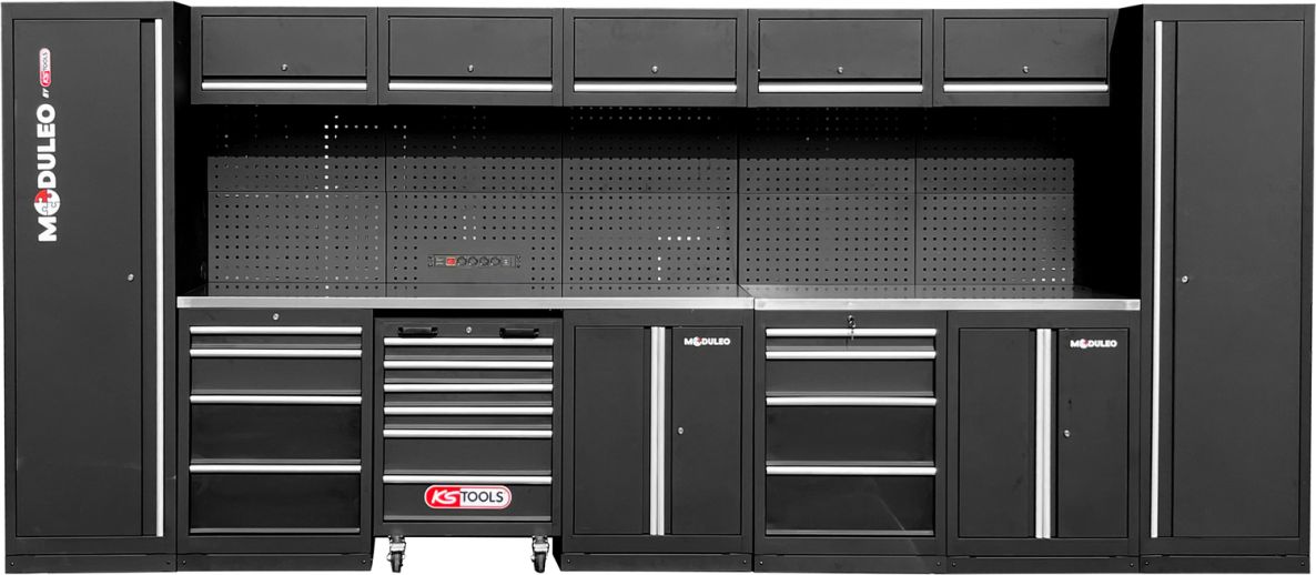KS Tools 866.6230 Sistema de armarios de trabajo rectos 4600 x 500 mm Versi&oacute;n 1