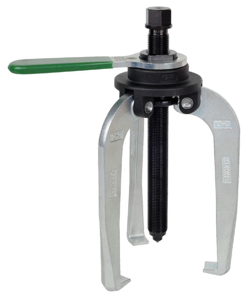 Kukko 12-3 Extractor Alligator de 3 brazos 200 x 165 mm con mordazas fijas y dispositivo antideslizante