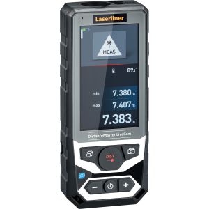 Laserliner 080.985A DistanceMaster LiveCam Telémetro láser multifunción con cámara HD como ayuda para apuntar