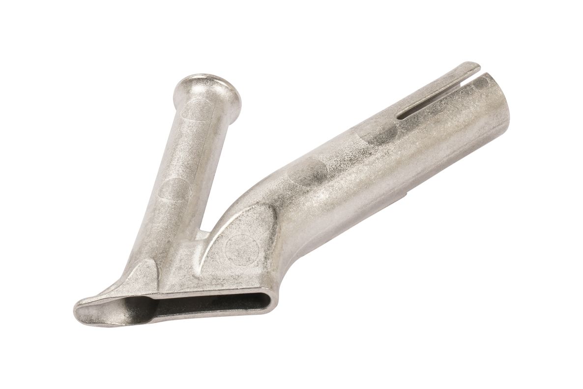 Leister 106.989 Tobera de soldadura rápida (ø 8,0) Perfil D ø3 mm, se necesita una tobera de tubo adecuada