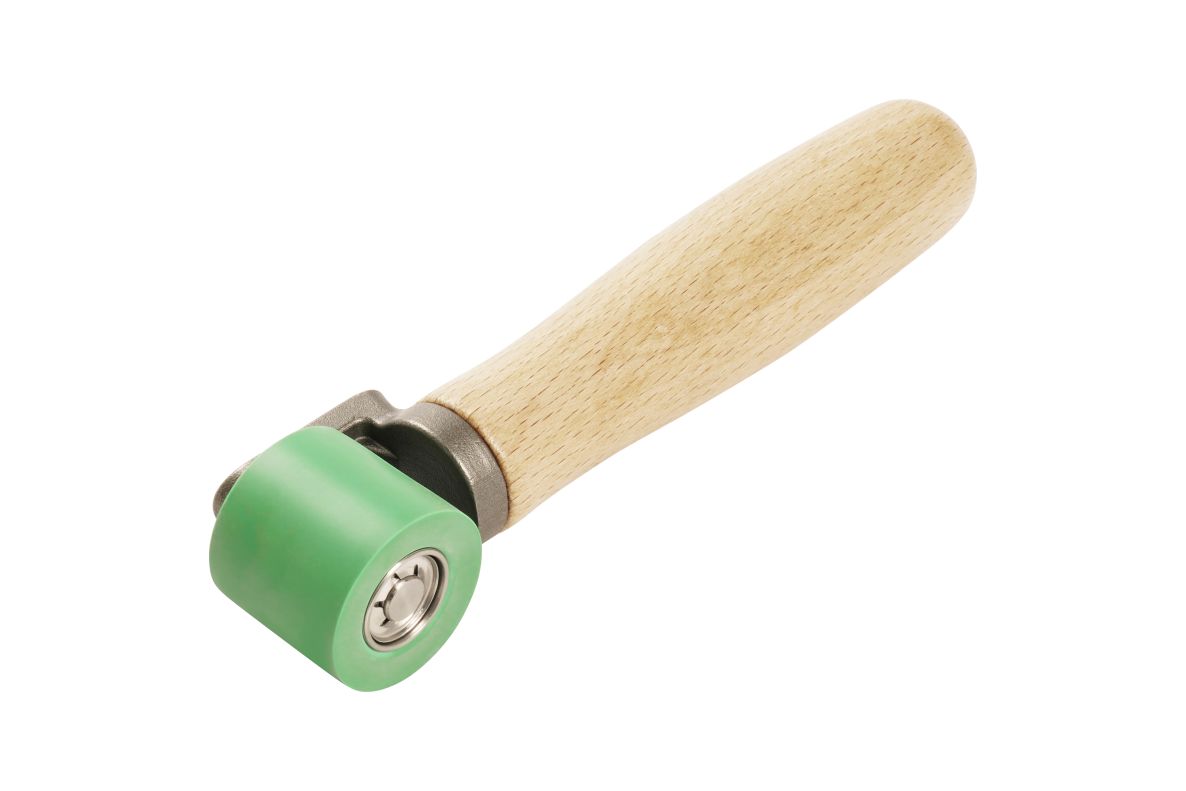 Leister 140.160 Rodillo de presión de 40 mm con rodamiento de bolas de silicona de un solo brazo