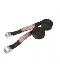Little Jumbo 1825200250 Correa de amarre 25 mm. hebilla negra 2,5 mtr sin fin juego de 2 piezas