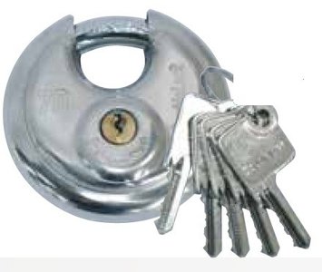 Little Jumbo 35990005 Candado de disco DoubleLock con 5 llaves