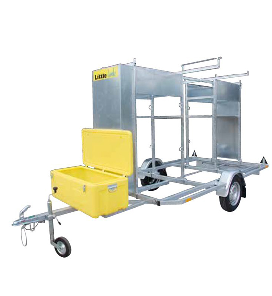 Little Jumbo 313895050 Remolque de andamio Jumbo Pro (vacío) 452x200x220 cm
