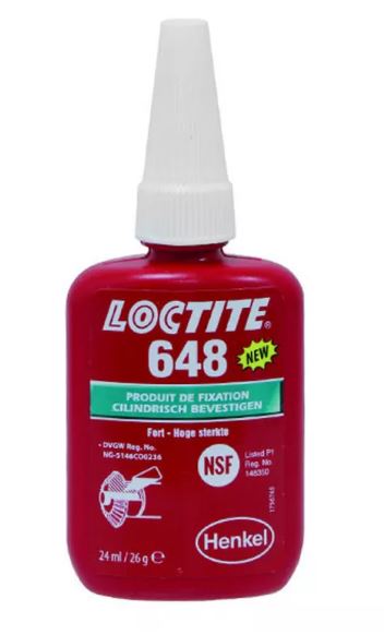 Loctite 1804413 648 Retenedor Casquillo y retén del cojinete 24 ml