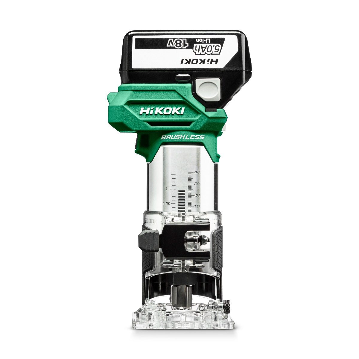 HiKOKI M1808DAWPZ Fresadora de bordes sin cable 18V 5,0Ah Li-Ion en maletín HSC III