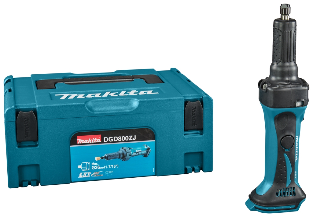 Makita DGD800ZJ amoladora recta 18 voltios sin baterías ni cargador