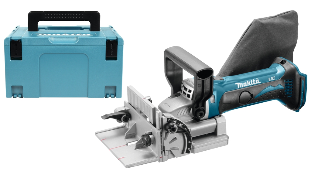 Makita DPJ180ZJ cortadora de solapas 18 voltios sin pilas ni cargador