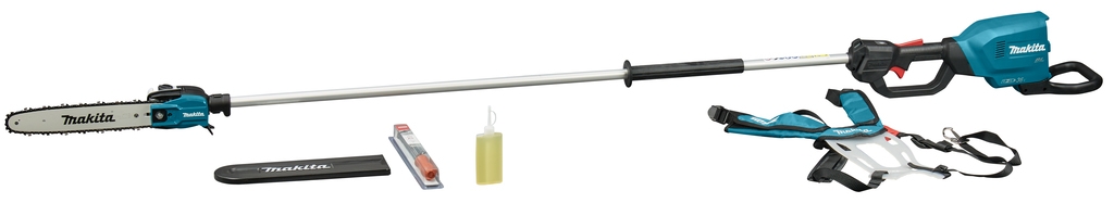 Makita DUA300Z 2 x 18 voltios Motosierra de pértiga de 30 cm sin baterías ni cargador