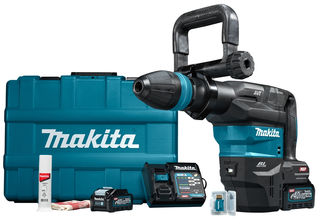 Makita HM001GM205 Disyuntor sds-max 9,4J 40V 4,0Ah Li-Ion