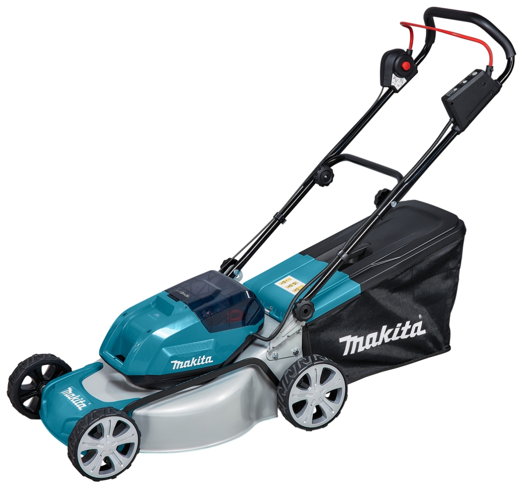 Makita DLM463Z Cortacésped sin cable 46 cm 2 x 18 voltios sin baterías ni cargador