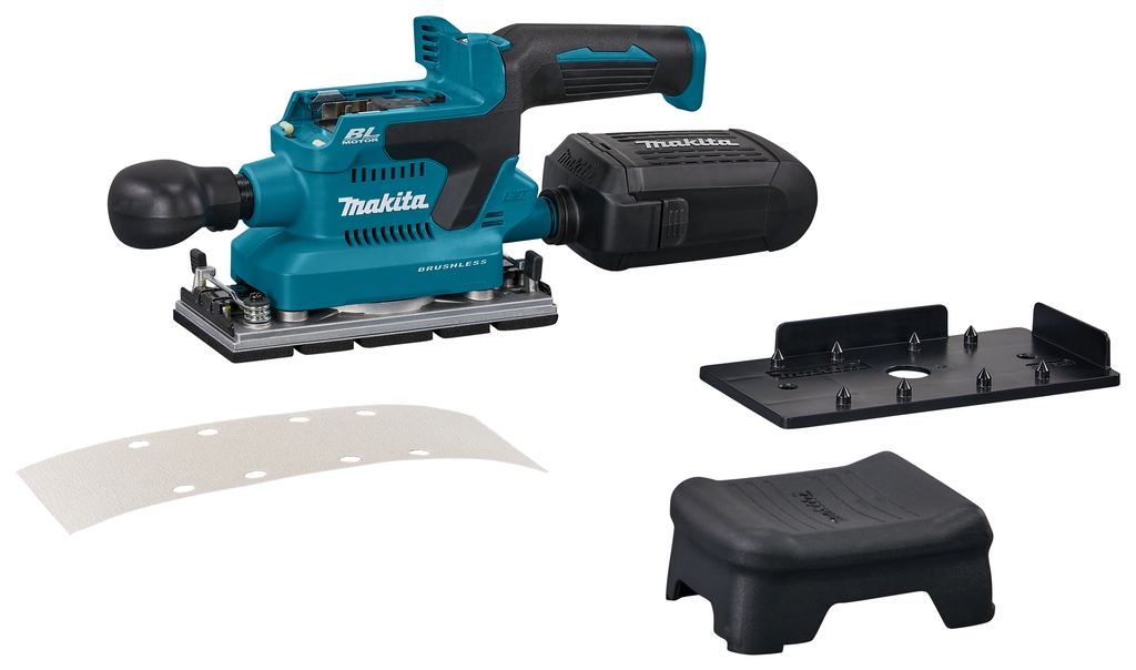 Makita DBO381ZU Lijadora orbital Accu con emisor AWS 18V sin baterías ni cargador