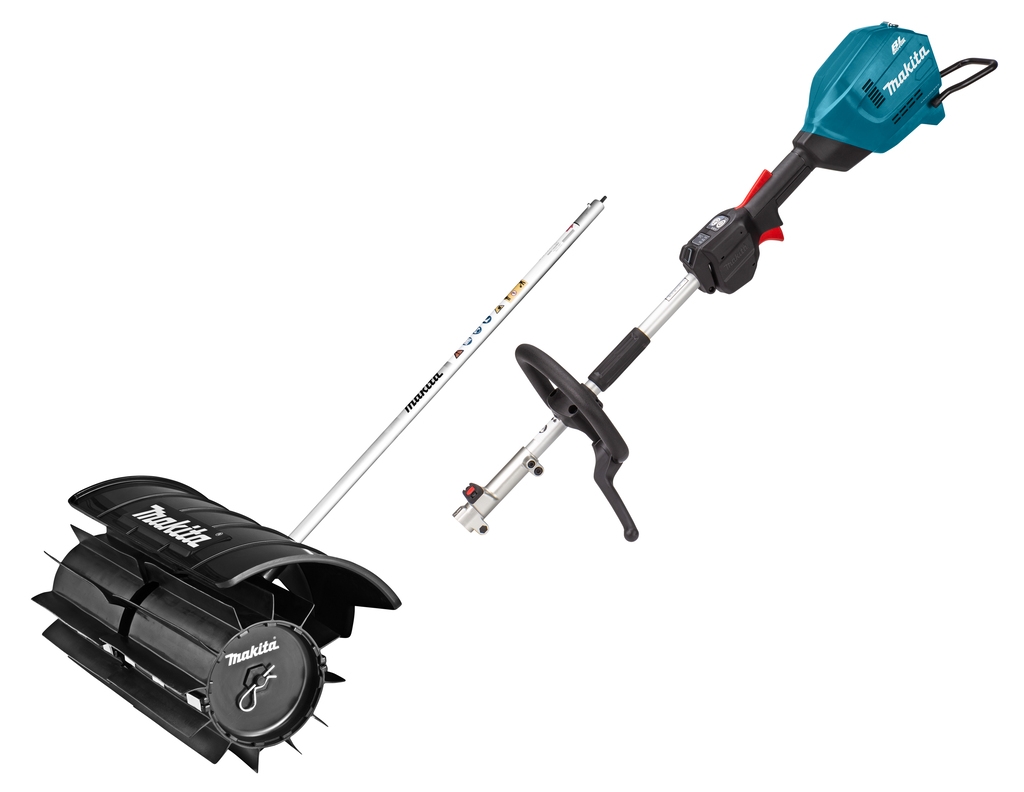 Makita UX01GZ10 Batería Combi System Mango D 40V Max excl. baterías y cargador + accesorio de rodillo escoba de goma