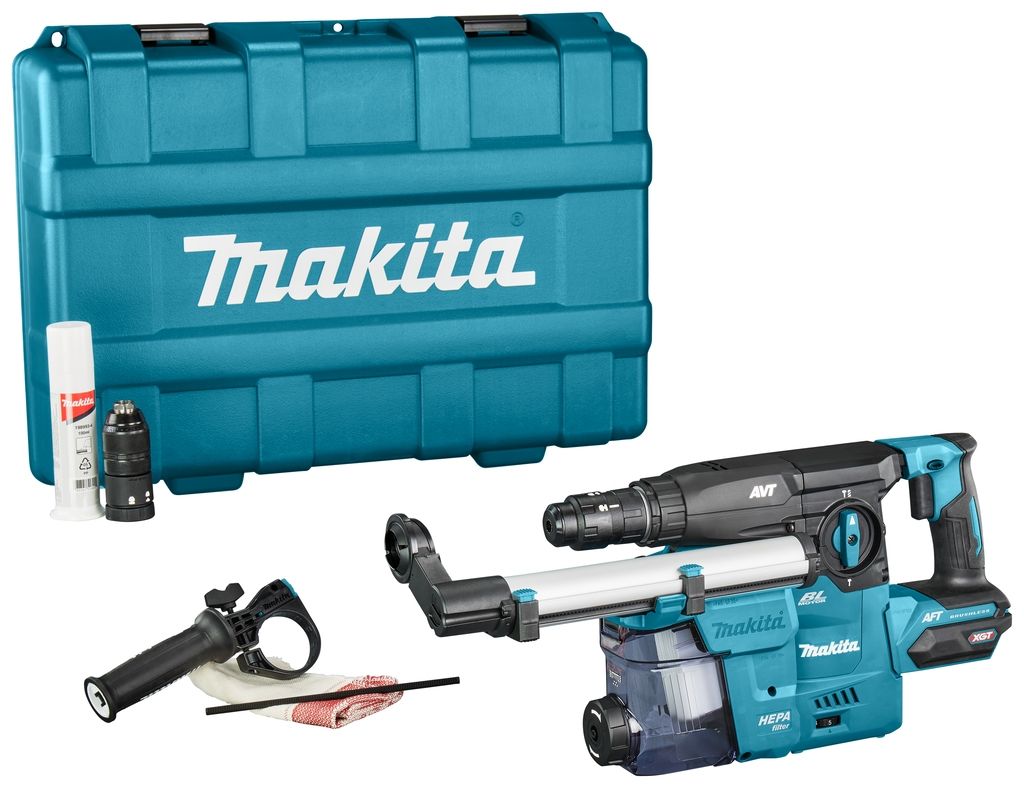 Makita HR009GZ02 Martillo combinado SDS-Plus con extracción de polvo 40V Max sin baterías ni cargador