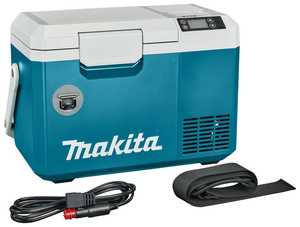 Makita CW003GZ 18V/40V230V Caja de congelaci&oacute;n/refrigeraci&oacute;n de 7 litros con funci&oacute;n de calefacci&oacute;n sin pilas ni cargador