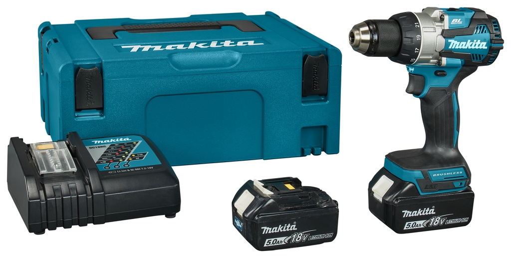 Makita DDF489RTJ taladro atornillador a batería 18V 5.0Ah Li-Ion en Mbox