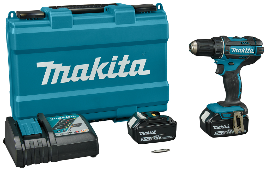 Makita DDF482RFE Taladro atornillador sin cable 18V 3.0AH Li-ion