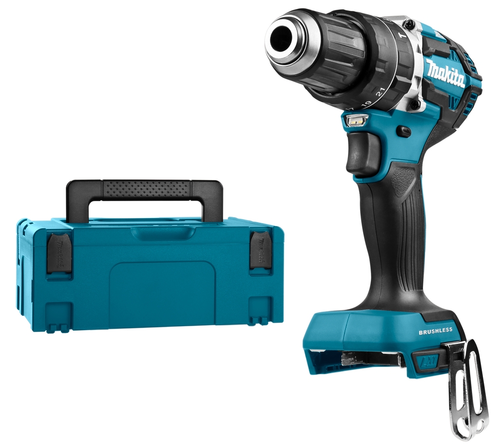 Makita DHP484ZJ Taladro percutor sin cable 18V excl. baterías y cargador