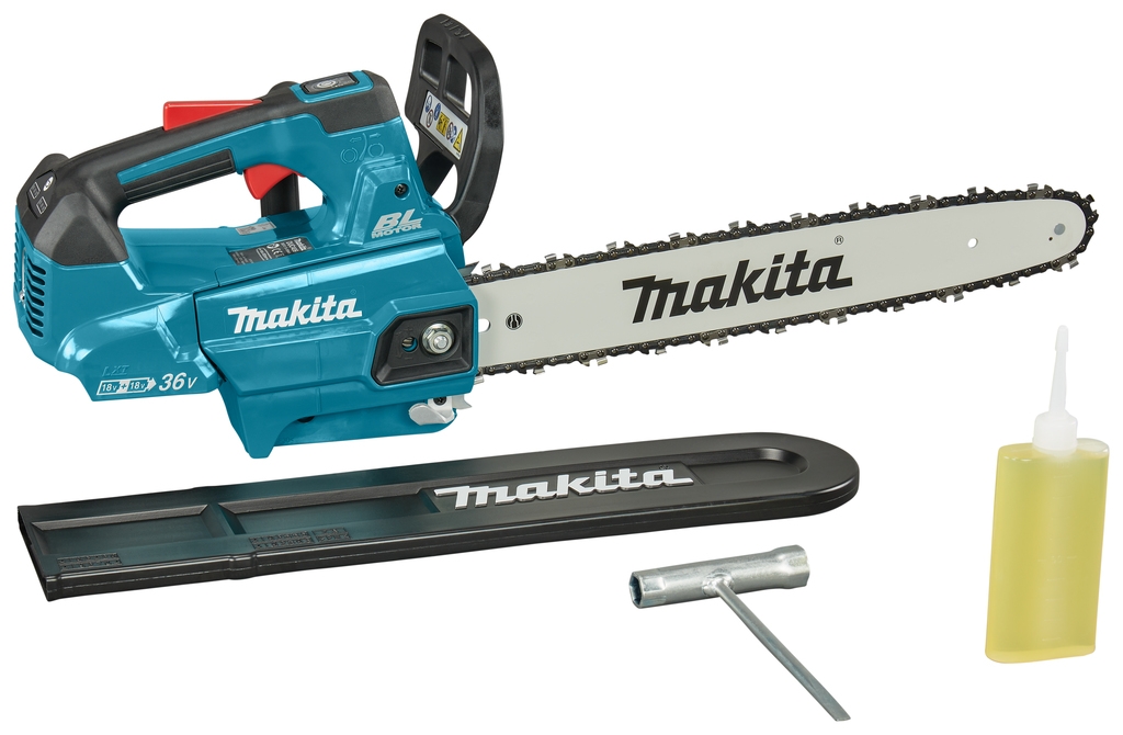 Makita DUC406Z 2 x 18 voltios Motosierra de mango superior 40 cm excl. baterías y cargador