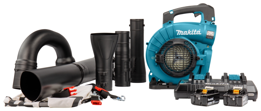 Makita DUB363PT2V 2 x 18 voltios Soplador/aspirador de hojas 5,0Ah li-Ion