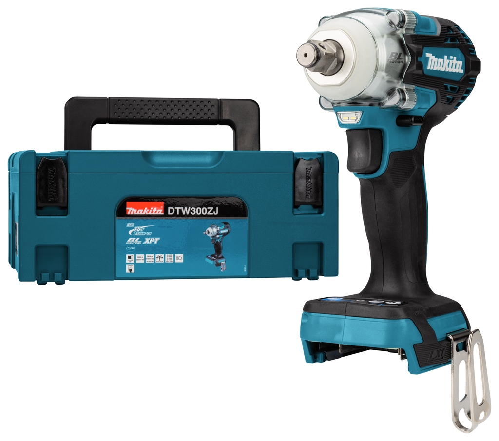 Makita DTW300ZJ Llave de impacto 1/2" 330Nm 18 Voltios sin baterías ni cargador