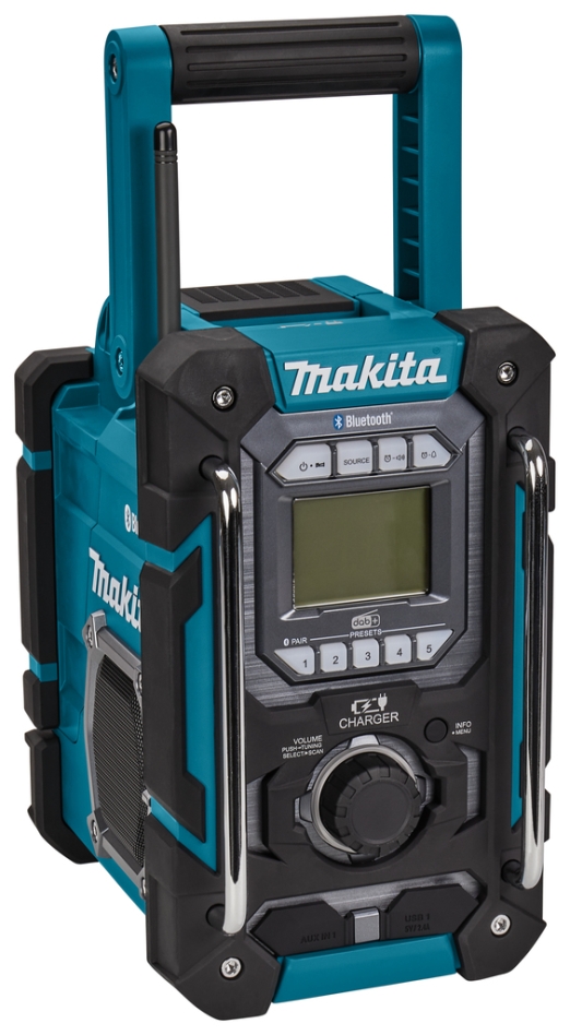 Makita DMR301 Radio de construcción con Bluetooth y DAB, DAB+ y FM con función de carga