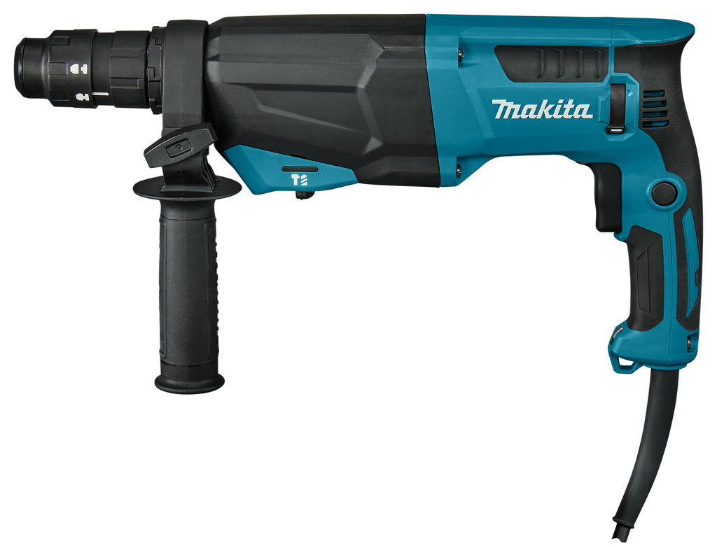 Makita HR2670FT Martillo combinado con cabeza intercambiable en maletín