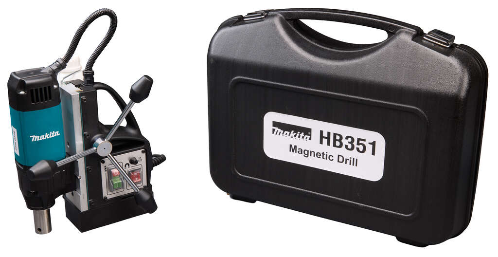 Makita HB351 Taladro magn&eacute;tico de 35 mm, 230 V, en malet&iacute;n