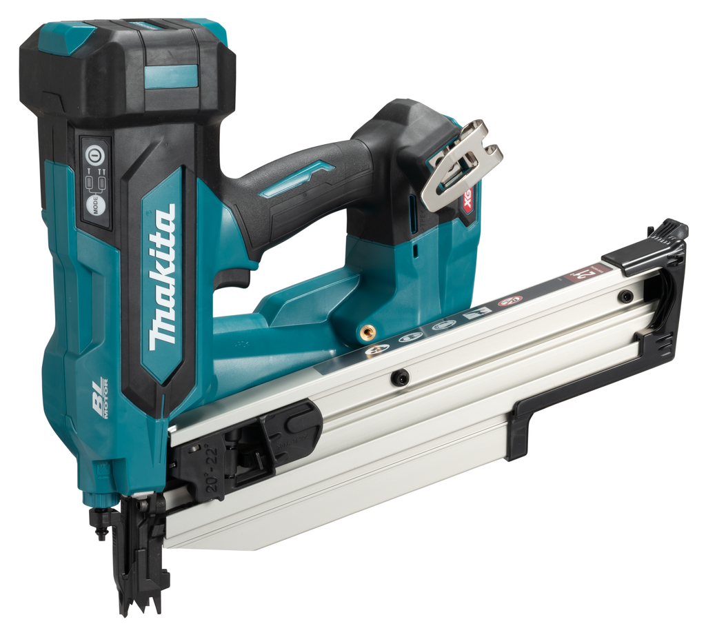 Makita BN002GZ XGT 40V Max Clavadora de Construcción sin Cable Clavadora de cabeza redonda sin batería ni cargador en maletín
