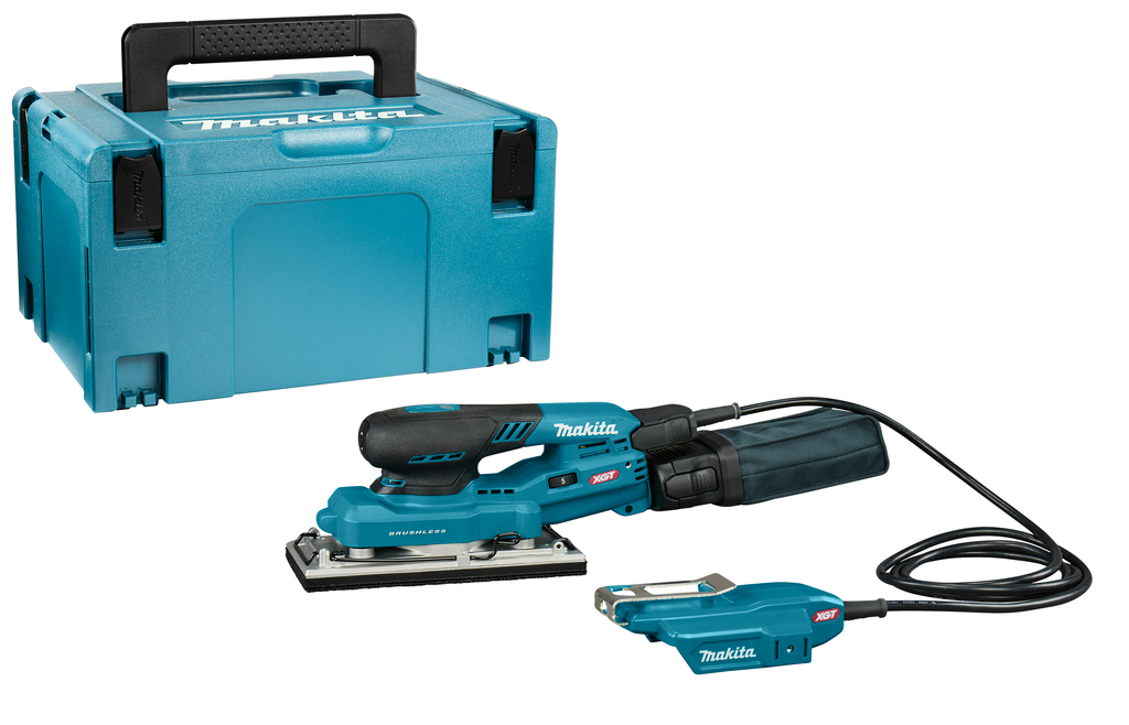 Makita BO007CGZ01 Lijadora orbital XGT 40V Max 93x185 mm sin baterías ni cargador en Mbox