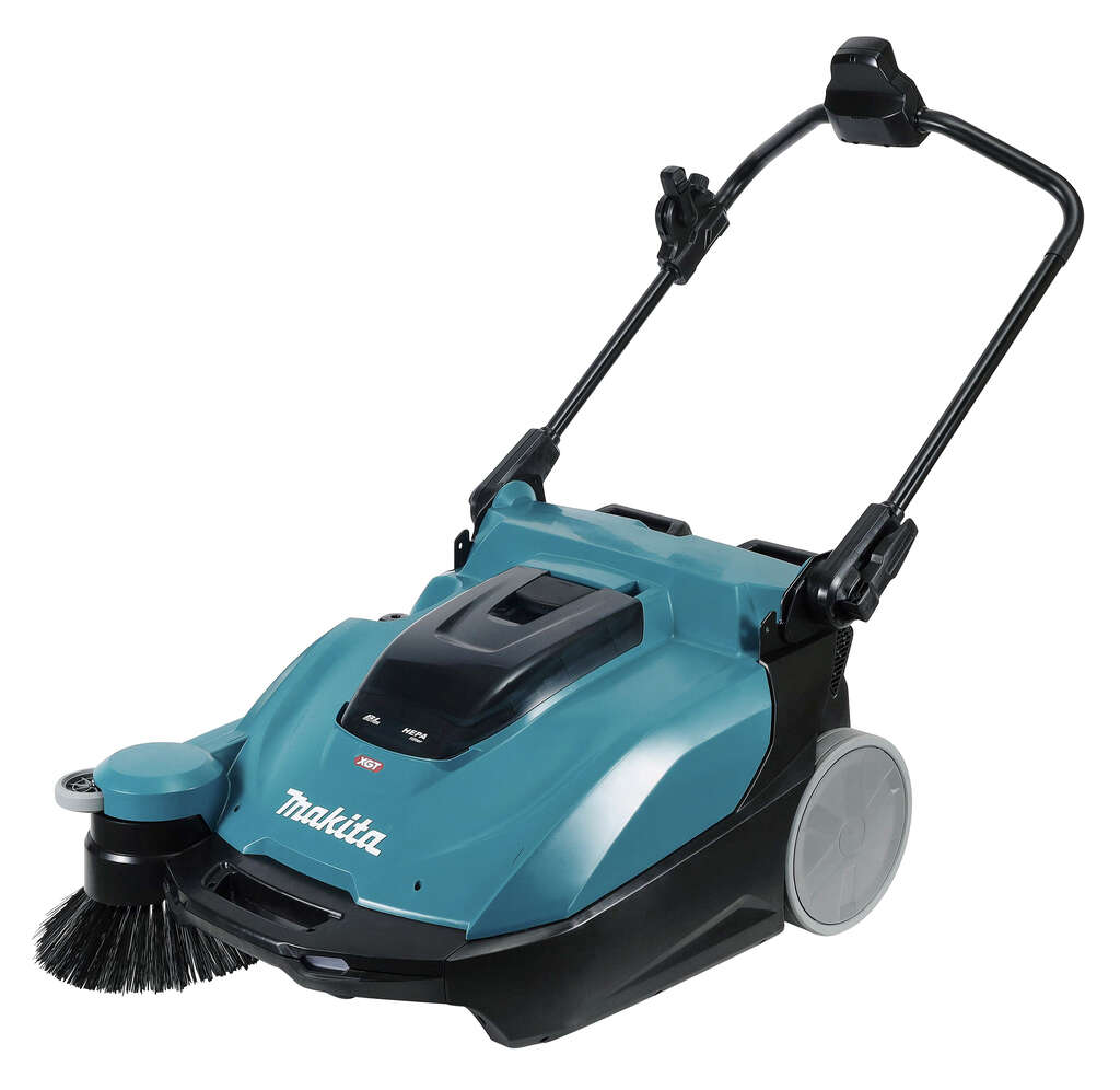 Makita VS001GU201 Barredora-aspiradora XGT 40V Max con bater&iacute;a, 2 bater&iacute;as de 40 V y 4,0 Ah y cargador r&aacute;pido en caja