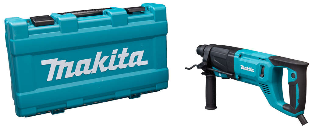 Makita HR2680 Martillo combinado con empu&ntilde;adura en &laquo;D&raquo;, 230 V, en malet&iacute;n