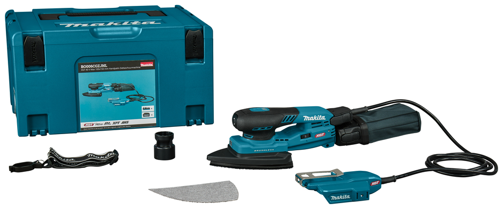 Makita BO006CGZJNL XGT 40 V Max 100x150 mm Lijadora manual Delta sin batería ni cargador en Mbox